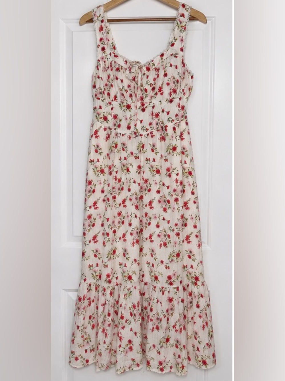 Band of the Free Floral Midi/Maxi Dress – Size Large/ Garden Party Dress